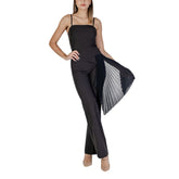 Rinascimento Black Polyester Jumpsuit